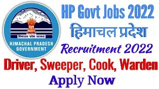 HP Govt Jobs 2022 || GovtJobs4you