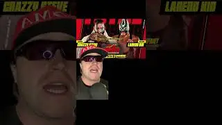 Crazzy Steve vs. Laredo Kid: Digital Media Title Drama! #shorts