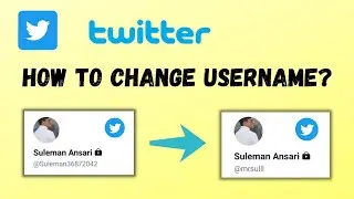 How to Change Twitter Username 2021 I Twitter me Apna Username Kaise Change Kare I 2021 Trick
