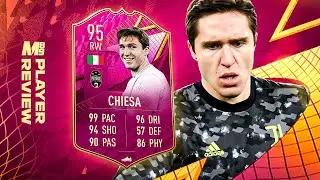 95 FUTTIES CHIESA PLAYER REVIEW | FIFA 22 Ultimate Team