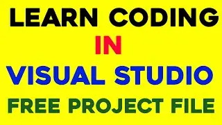 How to Make GAME in Visual Studio || Easy Tutorial || Free Project File