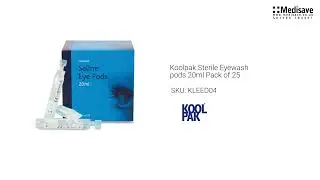 Koolpak Sterile Eyewash pods 20ml Pack of 25 KLEED04