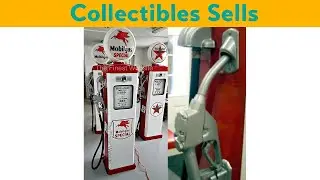 NEW MOBILGAS SPECIAL GAS PUMP REPRODUCTION REPLICA RETRO MOBIL