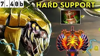 Venomancer Immortal Hard Support Toxic🤢 + Slow = Dead☠️ - Dota 2 Patch 7.40Pro Pub Gameplay