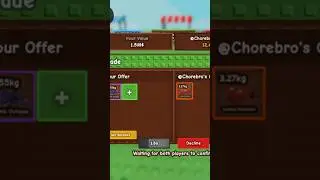 Omg Moment before W trade grow a garden #roblox #growagarden #Trade #reels #goviral