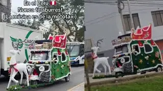 Mototaxi navide&ntilde;a bautizada como Motonoel se vuelve viral en redes sociales: &ldquo;Le gan&oacute; a la IA&rdquo;