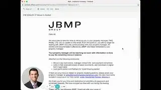 Tenant Transition Email   Property Manager Introduction