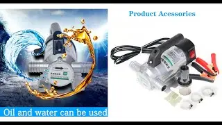 AC DC Electric Fuel Transfer Pump Refueling For Pumping Oil/diesel/water 50L/min from Aliexpress