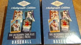 OPENING MORE MYSTERY AUTOGRAPH BASEBALL CARD BOXES FROM TARGET