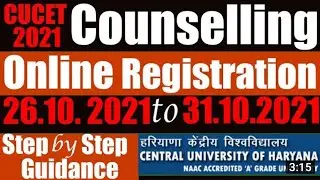 Cucet Haryana university Counselling Start Please visit Haryana website🥰