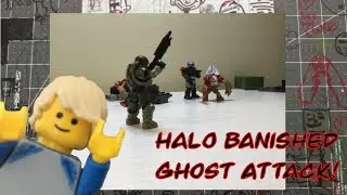 Halo Banished Ghost (A mega construx stop motion)