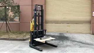 High Fully Powered-electric Straddle Stacker