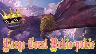 Monster Hunter World Iceborne Large Gold Crown Coral Pukie-Pukie ( Event Quest )