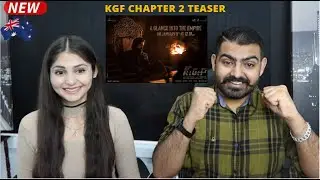KGF CHAPTER 2 TEASER REACTION | First Look Into The Empire Built by Yash | Australian Couple Review