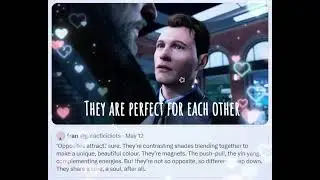 Detroit: Become Human. They are Perfect for each other #hankcon #detroitbecomehuman #rk800 #dbh