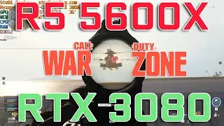 R5 5600X & RTX 3080: COD Warzone Low Settings 1080p Gameplay Test