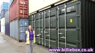 Side opening shipping container