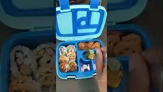 Packing school lunch *SUSHI ROLLS* #shorts #bentgokids #bentoboxideas #backtoschoollunches