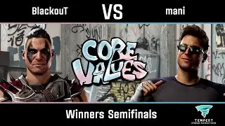 BlackouT (Reiko) vs mani (Johnny Cage) - MK1 Winners Semifinals -  CORE VALUES VII