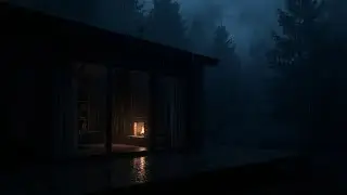 🌧️ Rain for Sleep Forest Cabin | Natural Rain Sounds for Meditation & Sleep