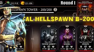 Fatal Hellspawn Tower Boss Battle 200 Fight + Rewards Mobile Kombat Mobile