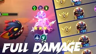 EZ HARLEY ONE SHOT DAMAGE 💀 HERO||MAGIC CHESS GO GO #magicchessgogo 