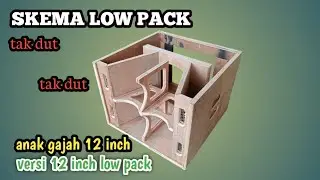 DIY BOX LOW PACK ANAK GAJAH 12 DAN SKEMA LENGKAP