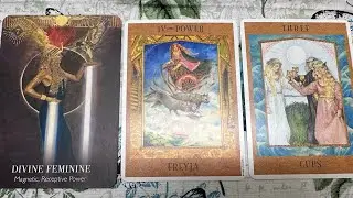 Divine Feminine - Magnetic, receptive power oracle card and tarot reading 