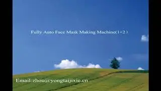 Fully Automatic Tie On Welding Face Mask Making Machine(1+2)