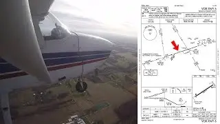 What is a VOR Approach? | VOR 6 Approach Into 16G | Cessna 172 - (ATC Audio)