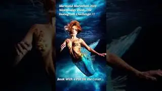 Mermaid Marathon-Wednesday InstaChallenge - FIN ON THE COVER | #booktube | #mermaidmarathonreads