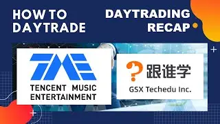 Tough Day Trading day with#Tencent! $TME $GSX | #daytrading U.S. Stock Market Open