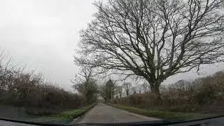 Driving Back Home from Sheffield Park | Relaxing Rainy Journey