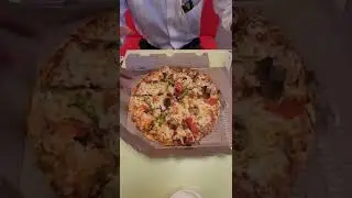 Domino's Farmhous Cheese Burst Pizza Unboxing #domino #pizza