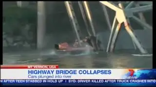 US highway bridge collapses