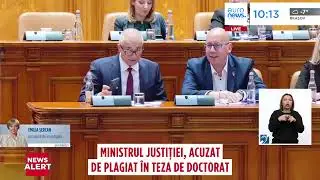 Ministrul Justiției, Radu Marinescu: Una e să acuzi, alta e să stabilești că e plagiat