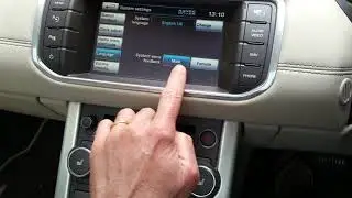Range rover male and female voice change in sat nav and command