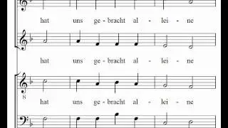 Es ist ein Ros' entsprungen (lo, how a rose) - Praetorius