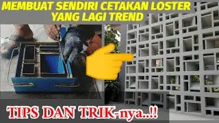 membuat cetakan roster yang lagi trend BUAT PAGAR