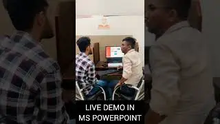 LIVE DEMO SESSION IN MS POWERPOINT #computerclass #msexcel #computer #powerpoint #ppt