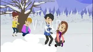 The Delgado Family vs. the Flores Family Snow Brawl