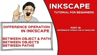 How to use Difference Technique|Inkscape tutorial for Beginners