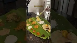 best meal of my life💚 #trivandrum