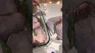 Turkey leg Confit (with duck fat)