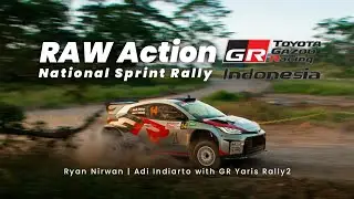 RAW Action | GR Yaris Rally2 Ryan Nirwan feat Adi Indiarto | Indonesian National Sprint Rally 2025
