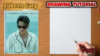 How to draw Zubeen Garg From Roi roi Binale | Assamese Singer Zubeen Garg drawing, Legendary drawing