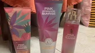 BATH & BODY WORKS REVIEW - PINK PINEAPPLE SUNRISE BODY CARE