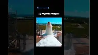 🚀💦 Why Rockets Use 450,000+ Gallons of Water at Launch! 🔊☁️ #success #successmindset