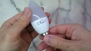 LUXTAR - LED C37 - LED E14 - 5W - 3000K - 400lm