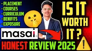 Masai School Review 🤫| Worth it❓OR Not ❌| Honest Review ✅ | Course & Placement #masaischool  🔥!